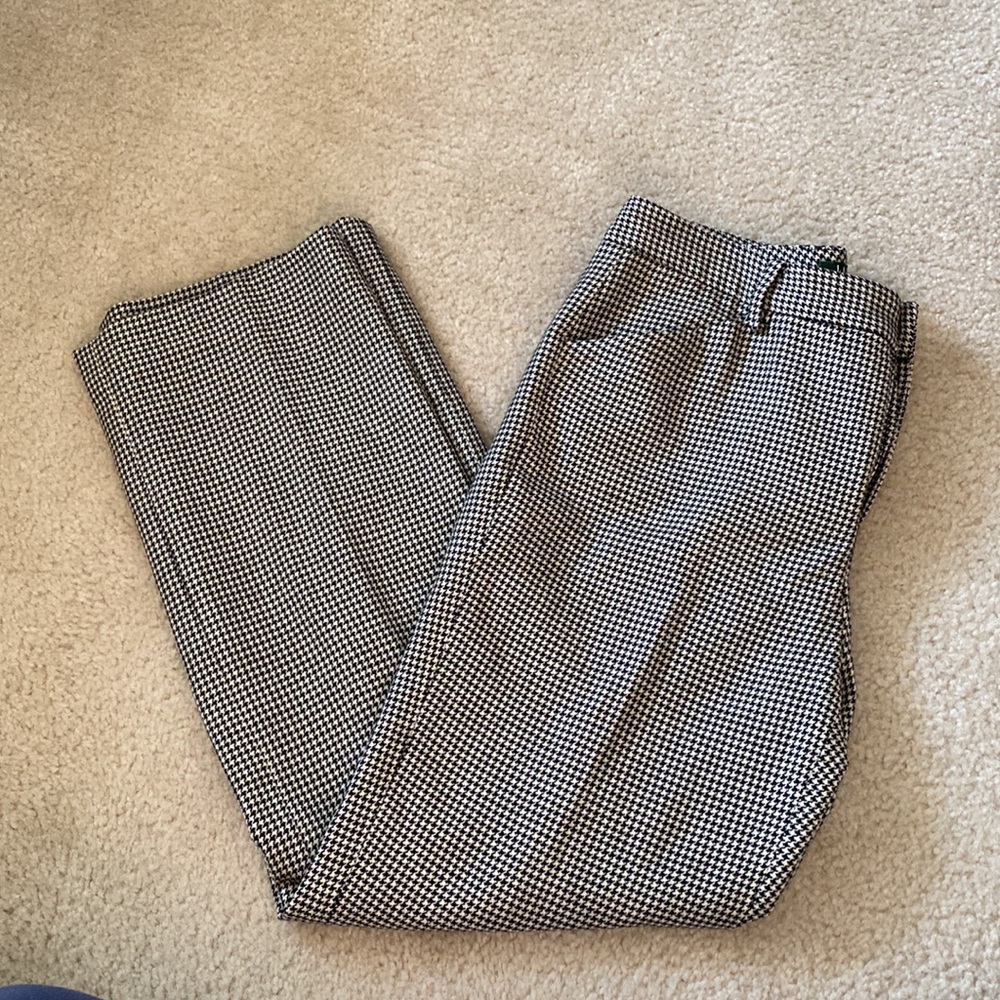 100% Wool Herringbone Pants
